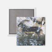 Aimant Chèvre ou chamois, peinture rocheuse dans la chamb (Recto/Verso)