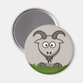 Aimant Chèvre ronde (Recto/Verso)