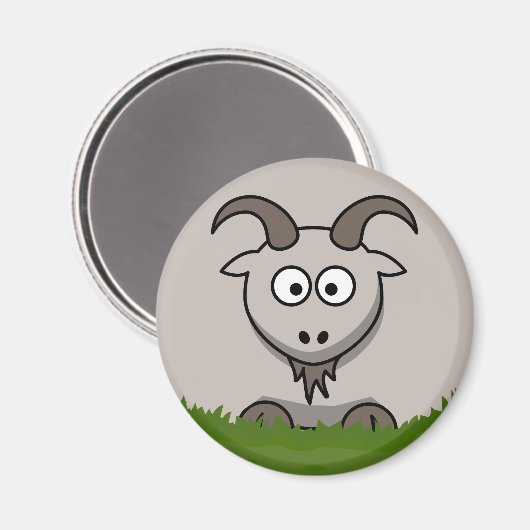 Aimant Chèvre ronde (Recto/Verso)