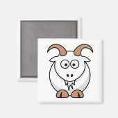 Aimant Chèvre Saanen (Recto/Verso)