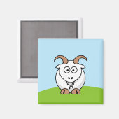 Aimant Chèvre Saanen (Recto/Verso)