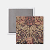 Aimant Chèvrefeuille par William Morris, Art de fleurs de (Recto/Verso)