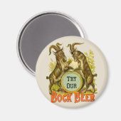 Aimant Chèvres Bock Bière Publicité (Recto/Verso)