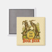 Aimant Chèvres Bock Bière Publicité (Recto/Verso)