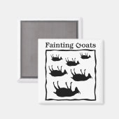 Aimant Chèvres évanouies (Recto/Verso)