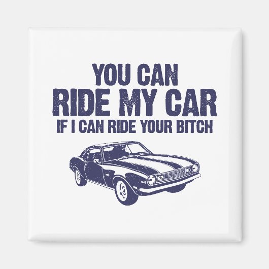 Aimant Chevrolet Camaro Z28 1968 (Devant)