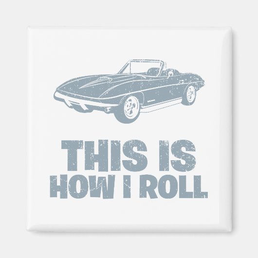 Aimant Chevrolet Corvette 427 L88 1967 (Devant)