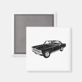 Aimant Chevrolet Nova SS 1966 (Recto/Verso)