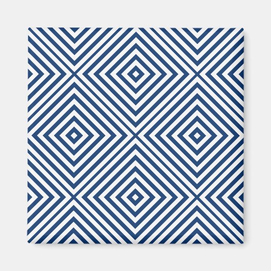 Aimant Chevron diamant de la marine (Devant)
