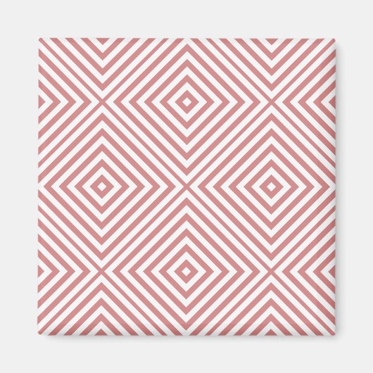 Aimant Chevron Diamond rose (Devant)