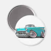 Aimant Chevy Belair Turquoise Convertible 1957 (Recto/Verso)