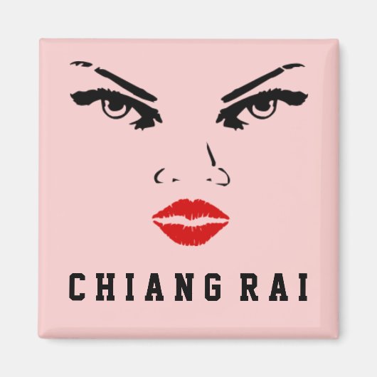 Aimant Chiang Rai, Femme Thaïlandaise (Devant)