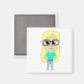 Aimant chibi (Recto/Verso)