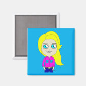 Aimant chibi (Recto/Verso)