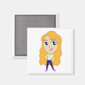 Aimant chibi (Recto/Verso)