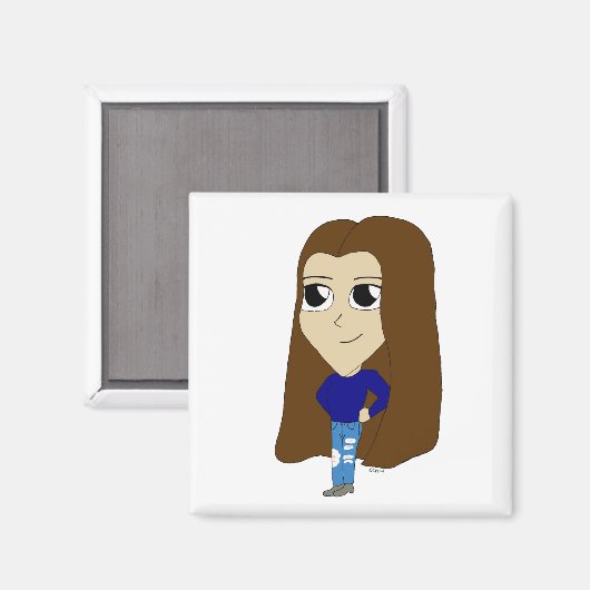 Aimant chibi (Recto/Verso)