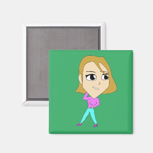 Aimant chibi (Recto/Verso)
