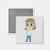 Aimant chibi (Recto/Verso)