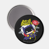 Aimant Chibi Batgirl Prêt Pour L'Action (Recto/Verso)