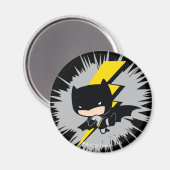 Aimant Chibi Batman Lightning Kick (Recto/Verso)