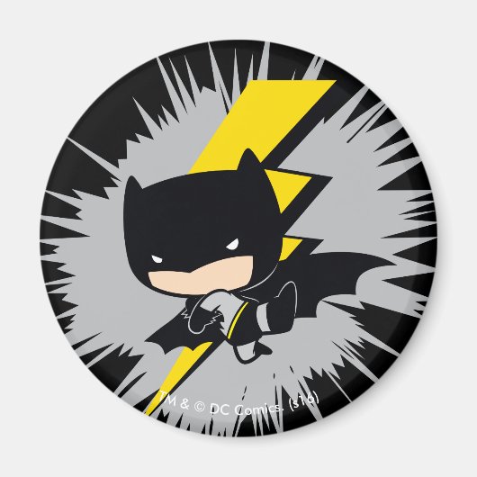 Aimant Chibi Batman Lightning Kick (Devant)