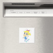 Aimant chibi bunnygirl (In Situ (Lave-vaisselle))