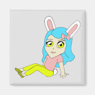 Aimant chibi bunnygirl