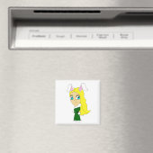 Aimant chibi bunnygirl (In Situ (Lave-vaisselle))
