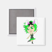 Aimant chibi bunnygirl (Recto/Verso)