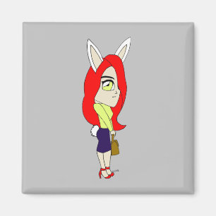 Aimant chibi bunnygirl