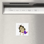 Aimant chibi bunnygirl (In Situ (Lave-vaisselle))