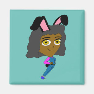 Aimant chibi bunnygirl