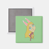 Aimant chibi bunnygirl (Recto/Verso)