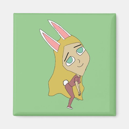 Aimant chibi bunnygirl (Devant)