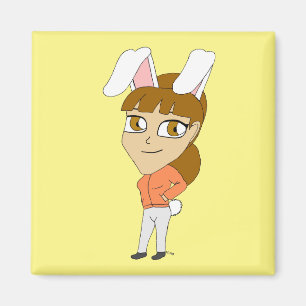 Aimant chibi bunnygirl