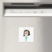 Aimant chibi bunnygirl (In Situ (Lave-vaisselle))