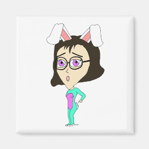 Aimant chibi bunnygirl