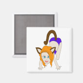 Aimant chibi catgirl (Recto/Verso)