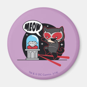 Aimant Chibi Catwoman à voler un diamant