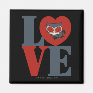 Aimant Chibi Catwoman LOVE