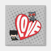 Aimant Chibi Catwoman rebondit sur Batman (Devant)