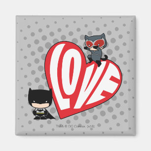 Aimant Chibi Catwoman rebondit sur Batman