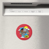 Aimant Chibi Cyborg S'Est Éteint ! (In Situ (Lave-vaisselle))