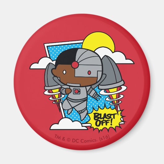 Aimant Chibi Cyborg S'Est Éteint ! (Devant)