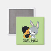 Aimant Chibi DAFFY DUCK™ & BUGS BUNNY™ (Recto/Verso)