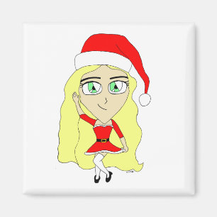 Aimant Chibi de Noël