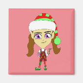 Aimant chibi elf (Devant)