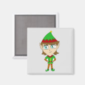 Aimant chibi elf (Recto/Verso)