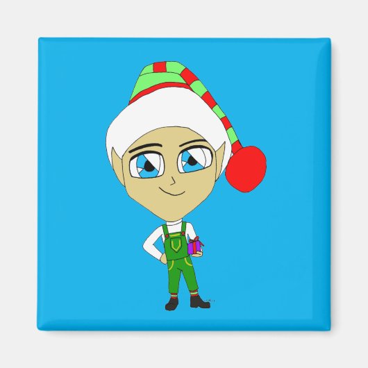 Aimant chibi elf (Devant)