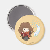 Aimant Chibi Hermione Granger Patronus (Recto/Verso)